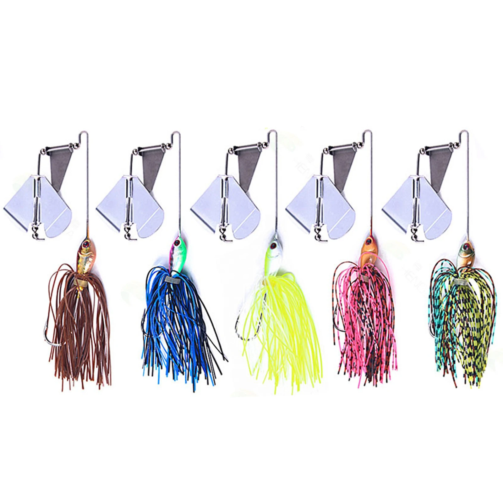 Fishing Lures Spinnerbait Spinner Bait Fishing Lure Metal Lures Jig Fishing Lures Multicolor Buzzbait Swimbaits For Bass Trout