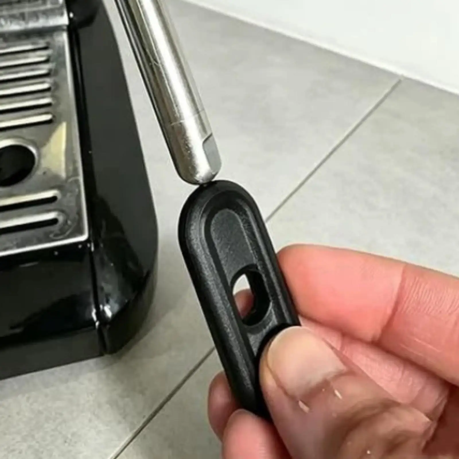 Sage Espresso Maker Cleaning Tool Compact Steam Milk Frother Nozzle Cleaner with Wire Textured Grip for Home Baristas