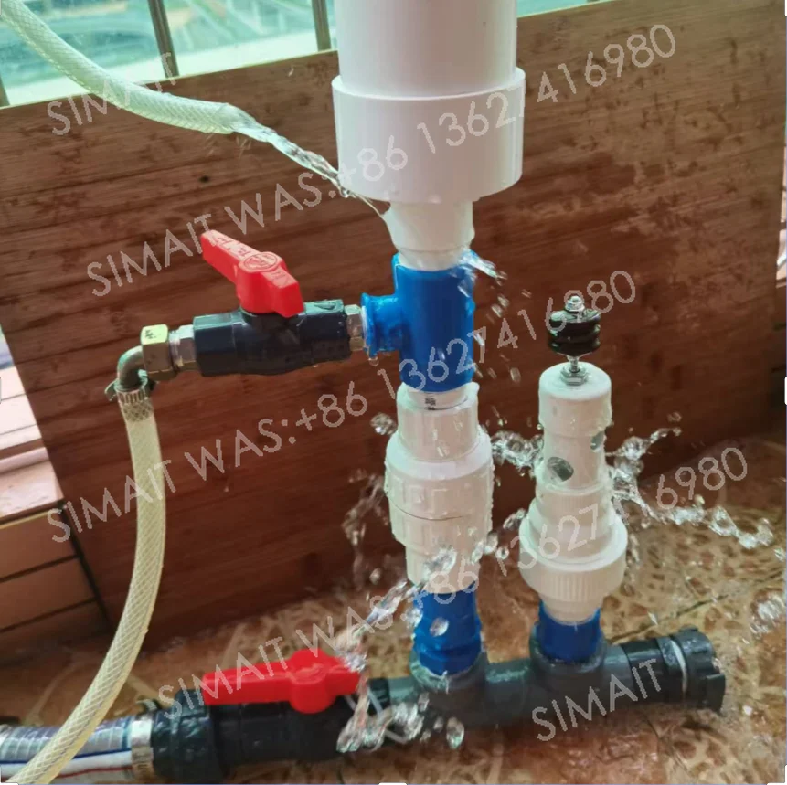 Manual Water Pump, No Electricity Needed, Self-Priming with Water Hammer Prevention, PVC Material