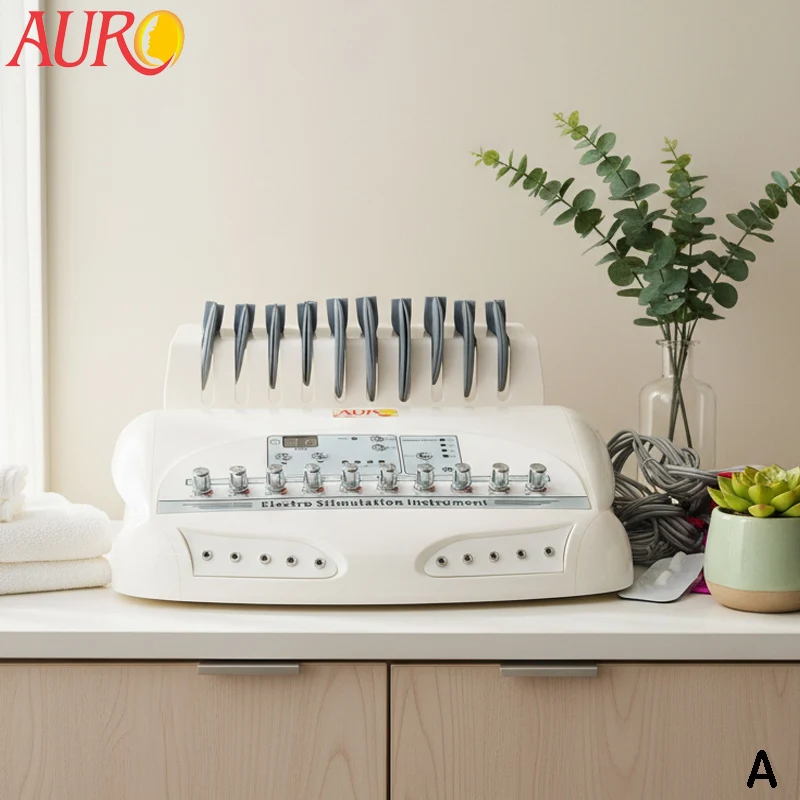 Au-6804  Top Sale Breast Stimulator Physical Therapy Postpartum Repair Electro Muscle Stimulator Slimming Machine