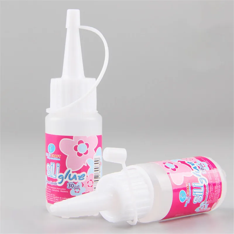 30ml Clear Silicone Liquid Glue Children Student Bonding Paper Crafts Safety Adhesive Home Tool Office School Supply Stationery