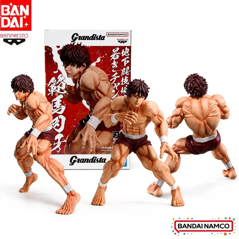 In Stock Bandai Original Banpresto Grandista Baki Hanma Action Figure Model Doll Brand New Boxed Anime Characters Toys Model