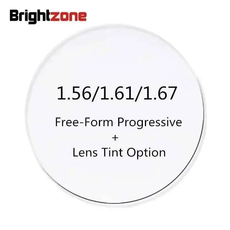 

1,56/1,61/1,67 внутренние прогрессивные линзы произвольной формы без линейки + линзы тонированного цвета Cr-39, очки по рецепту, линзы для очков Rx