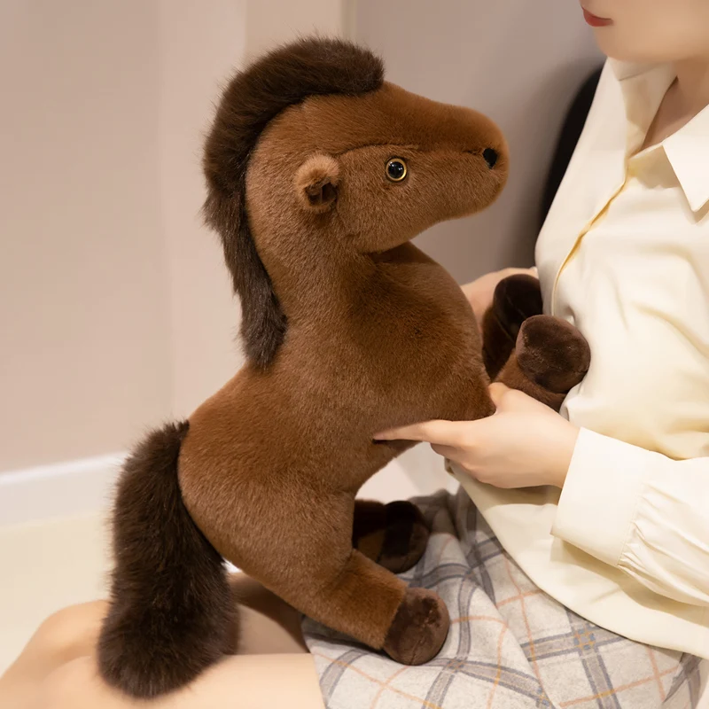 22/30/40 centimetri Del Fumetto Del Cavallo Della Peluche Carino Pony Farcito Giocattolo Cavallo Sveglio Soffici Bambola Morbida Kawaii Room Decor Per Bambini regalo di compleanno di Natale