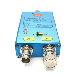 Differential Probe Battery Powered 10M Bandwidth Signal Amplifier Low Noise for Maintenance Personnel for Electronic Engineers