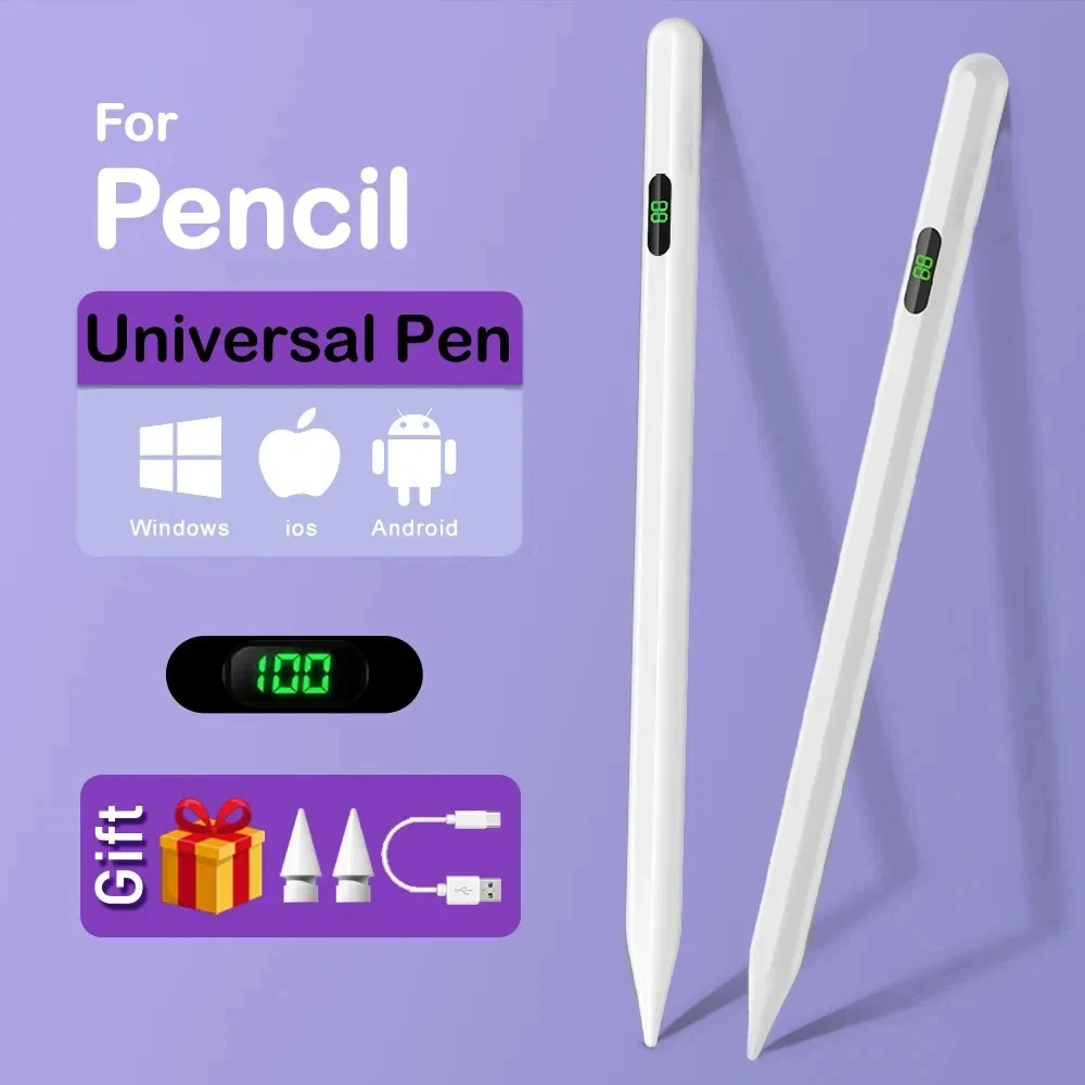 

2024 Stylus Pens for iPad Apple Pencil Universal Touch Pen for Xiaomi HUAWEI IOS Lenovo Magnetic Tilt Sensitive Palm Rejection