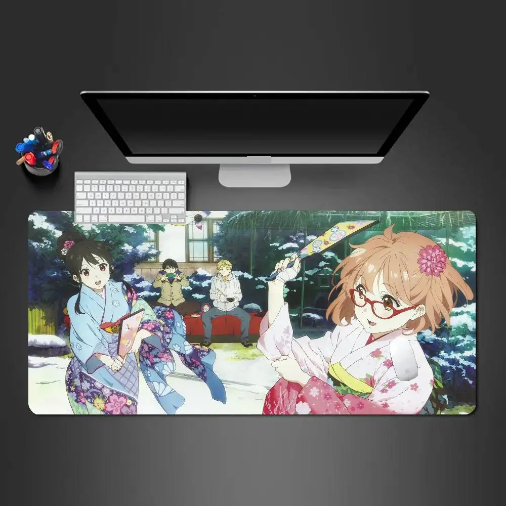 Beyond The B-Boundary Anime Mousepad Non-slip Suitable For Office Computers Laptops E-sports Game Desk Mats XXL Keyboard