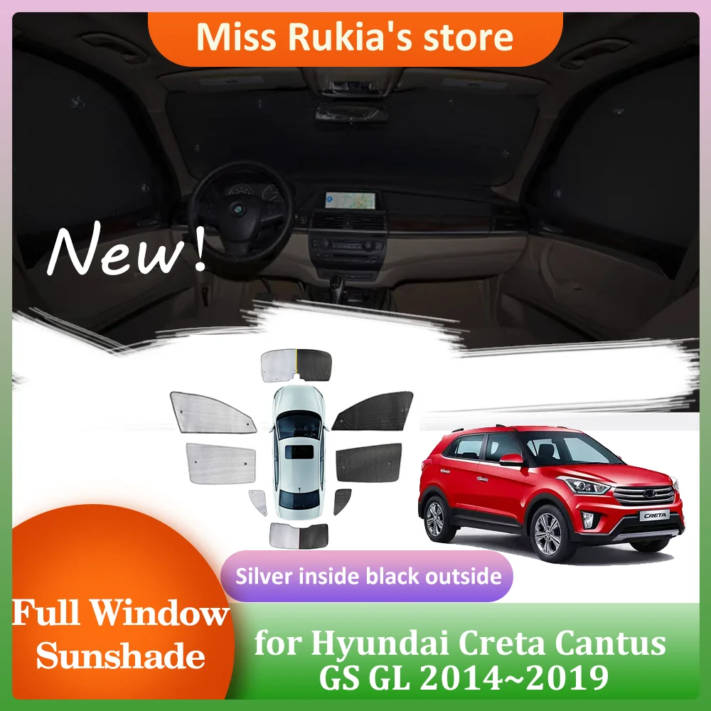 Full Car Sunshades for Hyundai i30 FD Hatchback 2009~2012 Roof Windows Sun Visor Windshield Curtain Sunroof Cover Accessories