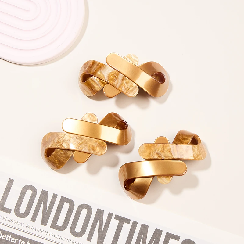 

Unique Irregular Shape Hair Clips For Women Girls Non-Slip Grip Hairpin Barrettes Fashionable Wedding Party Hair Accessories