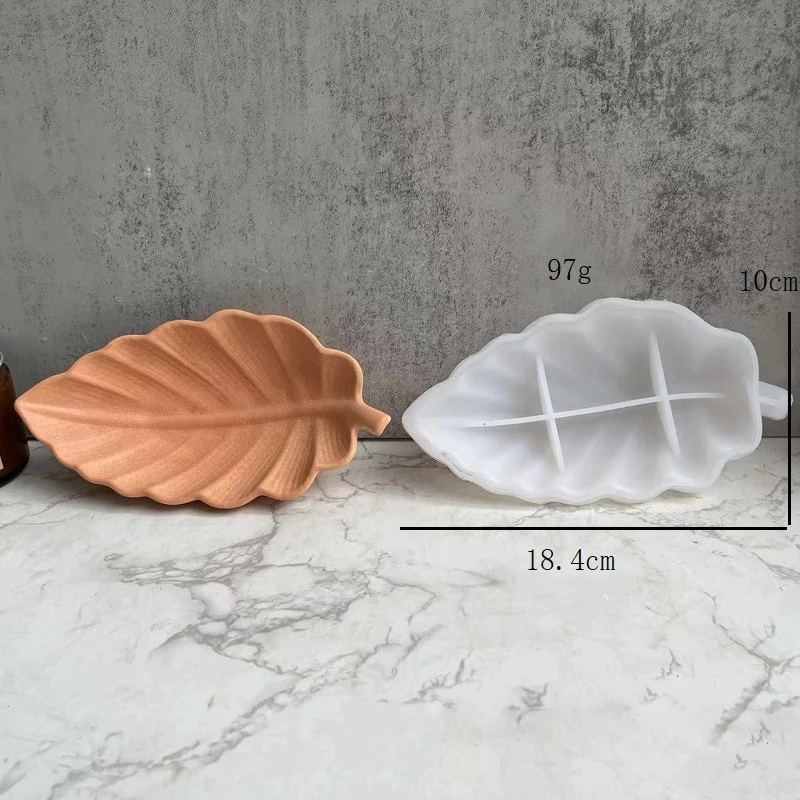 DIY Ginkgo Leaves Maple Leaf Silicone Molds Handmade Leaf Ashtray Tray Dish Mirror Plaster Resin Mould Jewelry Storage Moulds