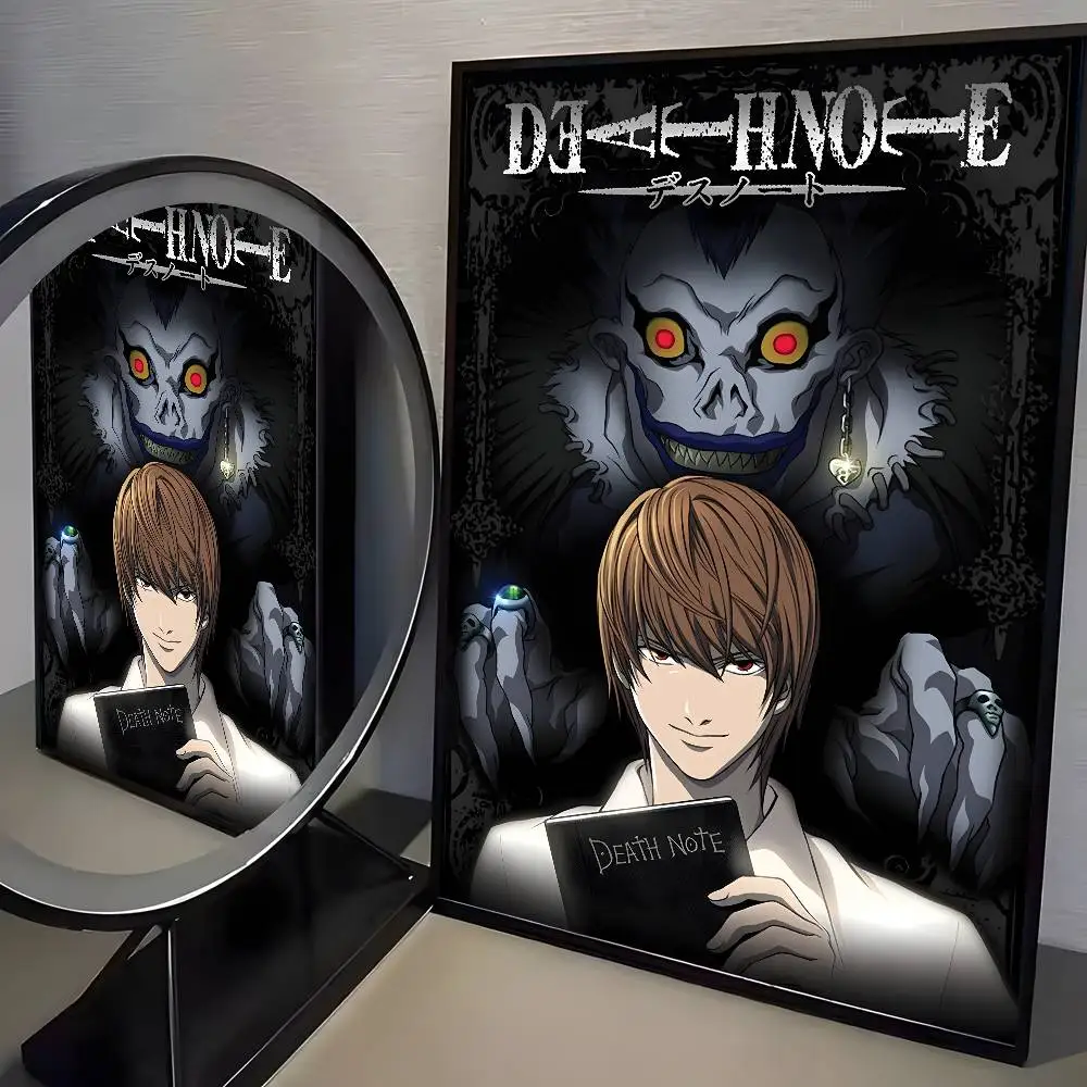 Anime Death Note DN L Klassisches Vintage-Poster Kunst HD-Leinwand Hochwertiger Ästhetischer Druck Papier Wandkunst für Wohnzimmer Heimdekoration – Detail 18