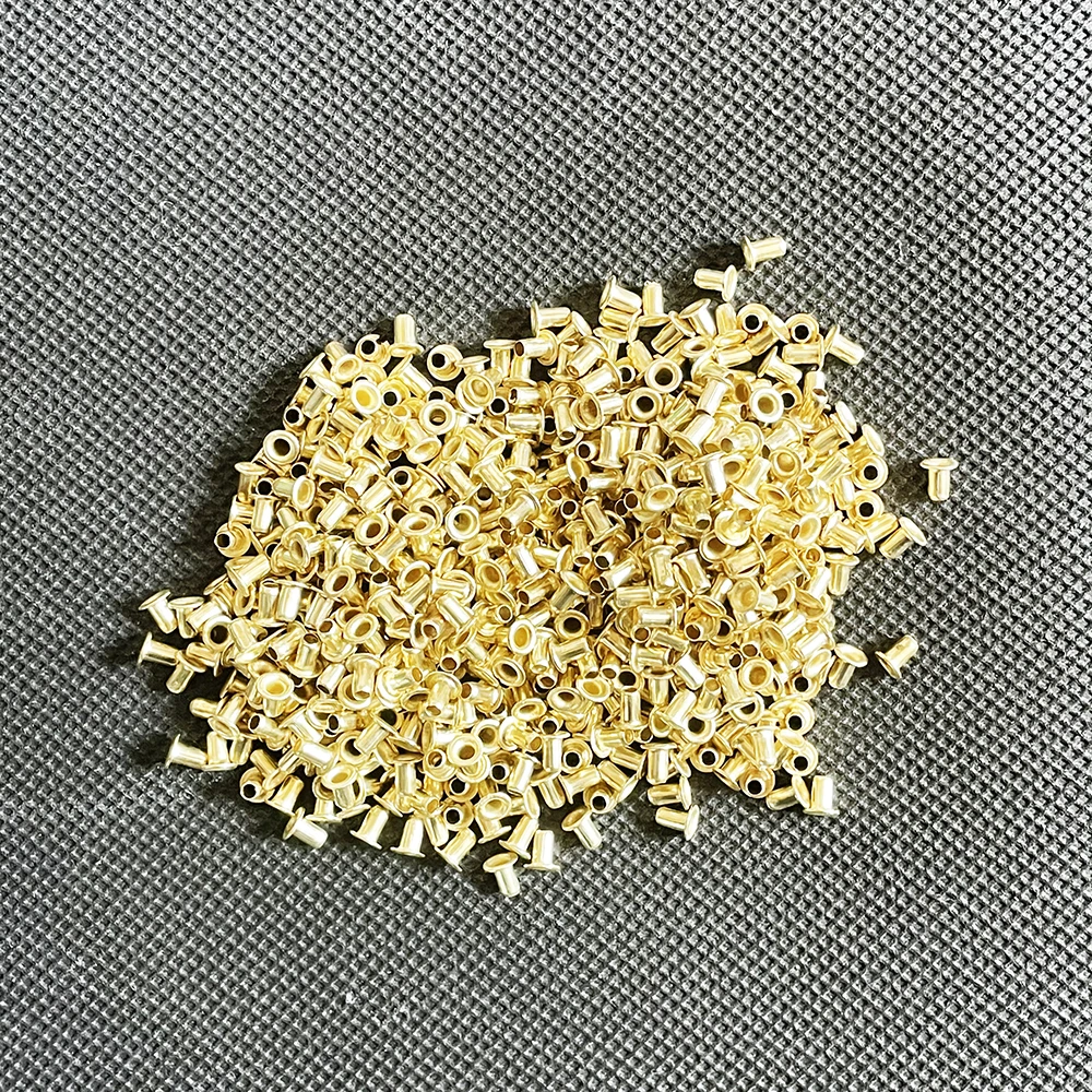 5500PCS/400G Copper-plated Surface Eyelet For Beehive Frame Install Keep Tension Stop Wire From Cutting End Bar Bee Beekeeping