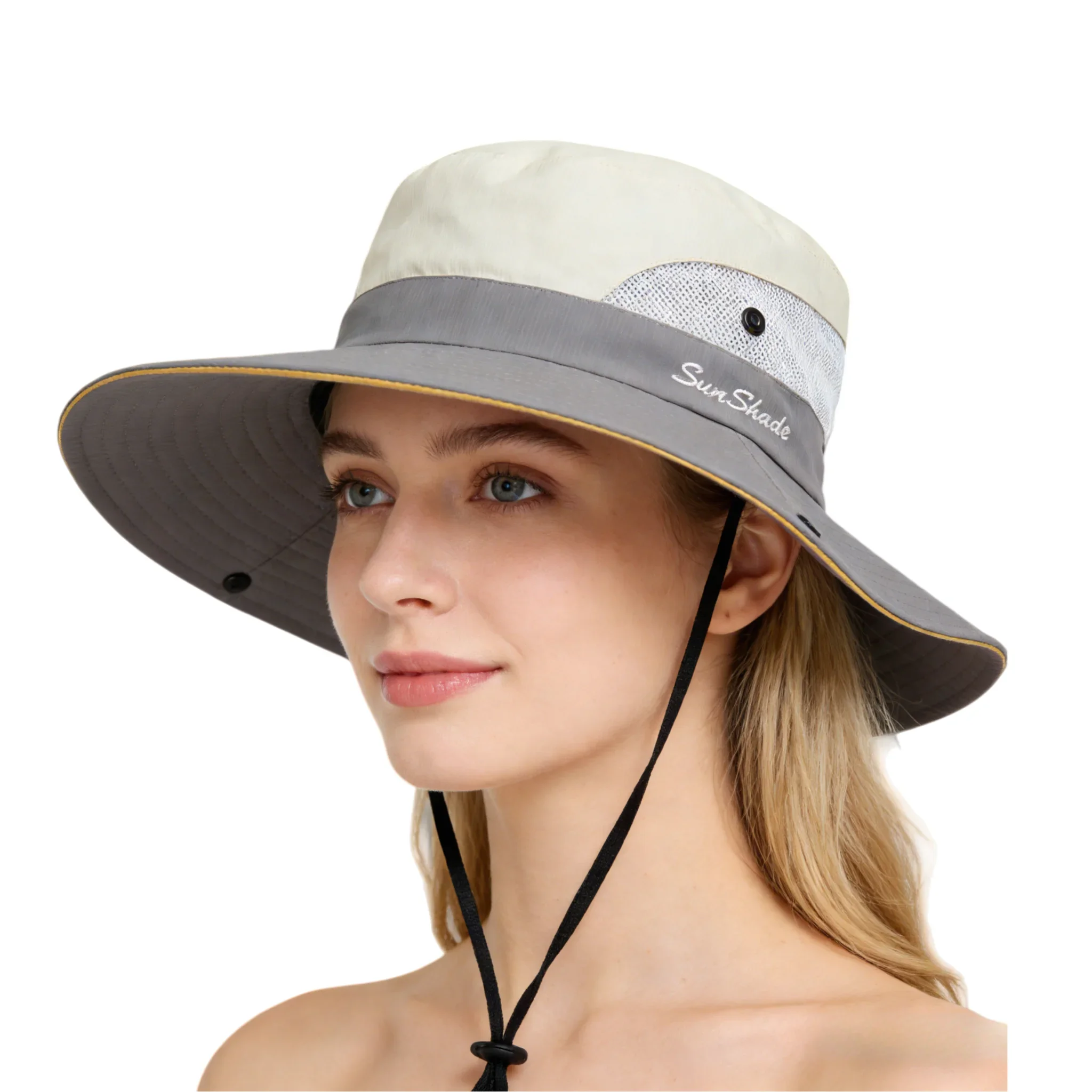 Summer Wide Brim Face Shield UV Protective Fisherman Bucket Sun Hat for Men Women Fishing Outdoor Hiking Beach