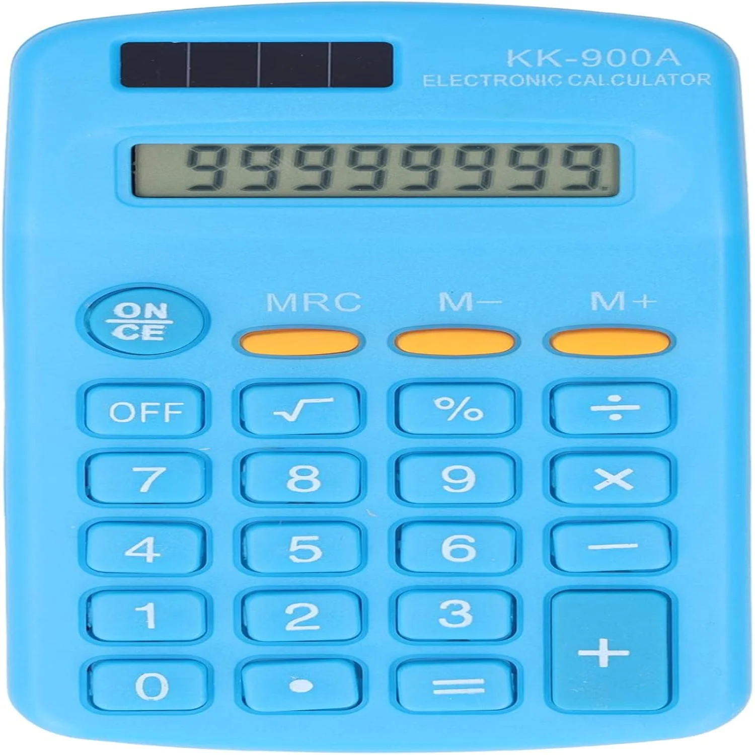 آلة حاسبة محمولة تعمل بالبطارية الشمسية مكونة من 8 أرقام مع طاقة مزدوجة وشاشة شفافة للأعمال المكتبية والمدرسة، آلة حسابية خفيفة الوزن للجيب