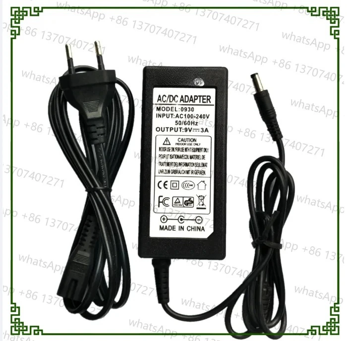 Зарядное устройство переменного тока 9 В 3 А для источника питания LINE6 POD HD300 HD400 HD500 HD500X HD BEAN DC-3G