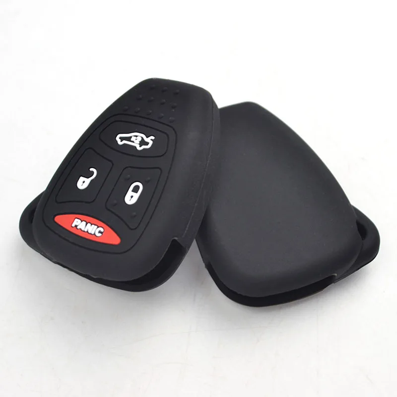 Dla JEEP Charger Durango Commander Cherokee Dla Dodge Magnum Caliber Challenger Nitro Silicone Remote Key Case Fob Shell Cover