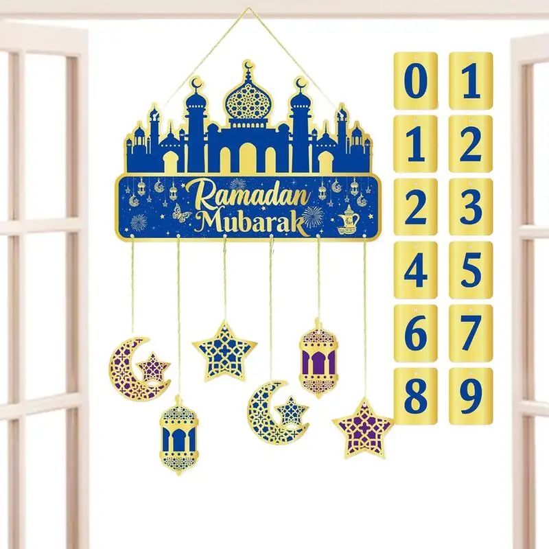 Middle Eastern Festivals Wall Countdown Calendar Party Supplies Advent Calendars Festivals Wall Decoration For Home Party