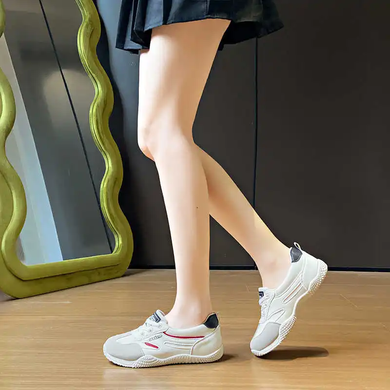 

Удобные женские тканые теннисные туфли на высокой подошве, женские кроссовки, спортивные функциональные комплекты для частиц, предложения