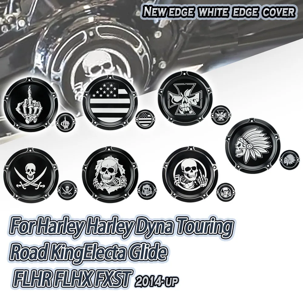 

Деталь мотоцикла, таймер Derby, боковая крышка сцепления, алюминий для Harley Touring Trike Dyna Road King Street Glide FLHRS FLHTCUL