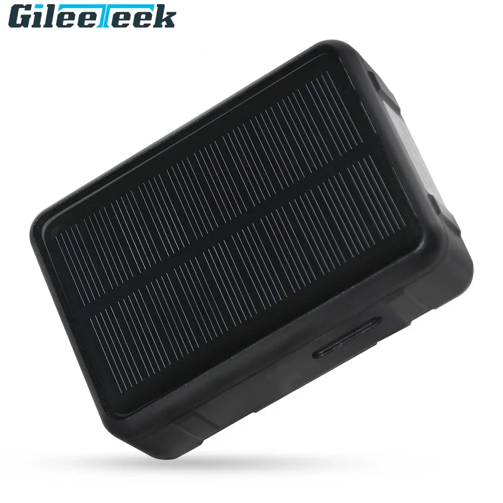 RF-V34 Solar Power GPS Tracker with 9000mAh Long Standby Strong Magnetic GPS Tracker Waterproof Voice Monitoring SOS Alarm