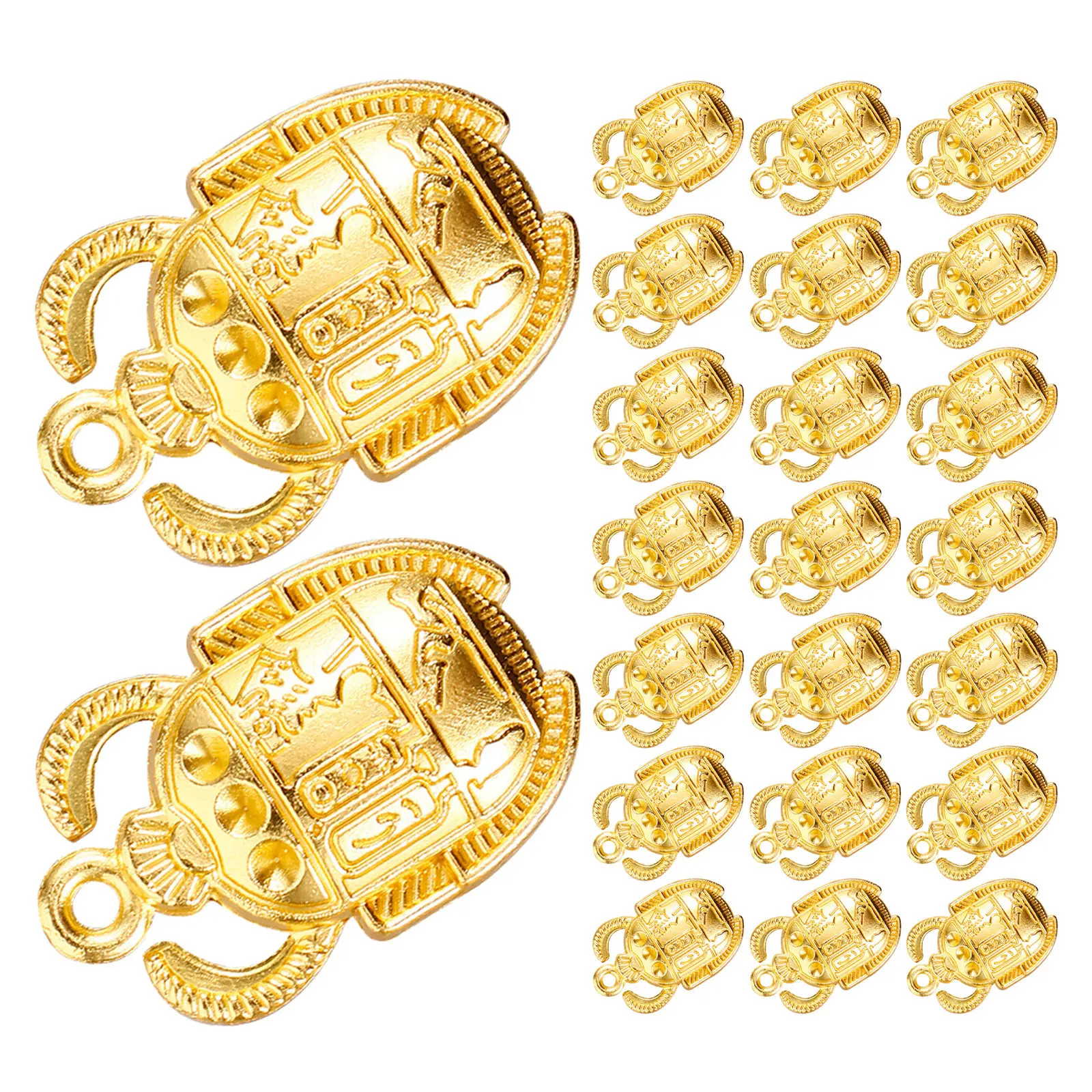 35Pcs Egyptian Scarab Charms Metal Pendant Ornaments Vintage Jewelry Making Charms for DIY Bracelets Necklaces Scarab Necklace