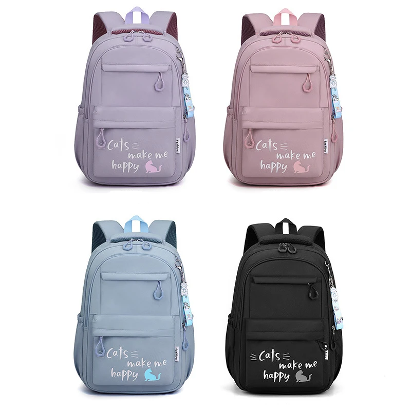 Imagem -06 - Mochila Impermeável para Jovens Mochila de Viagem Fofa para Estudantes Universitários Simples e Versátil Viagem Feminina de Volta Drop Shipping