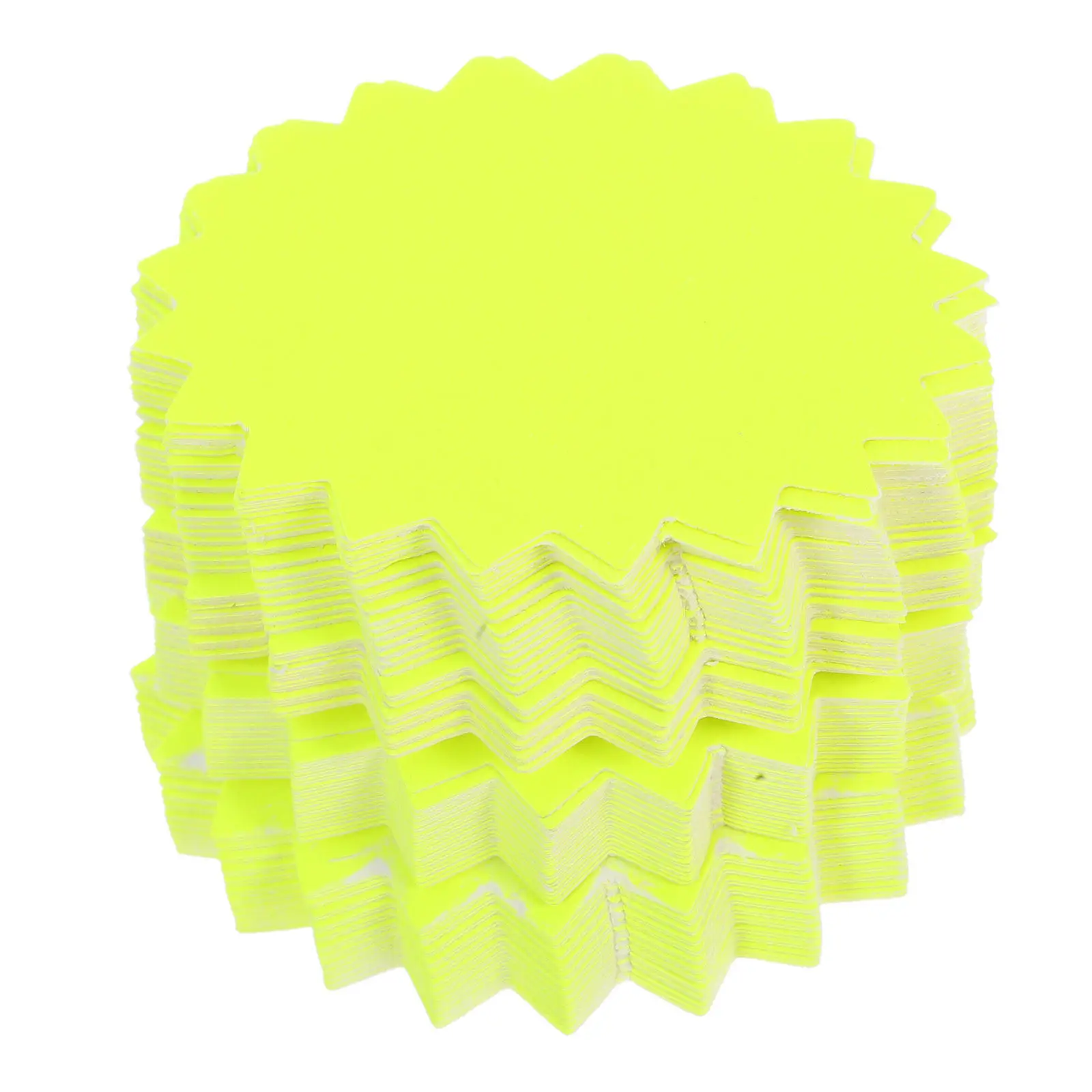200Pcs Fluorescent Blank Price Cards for Retail Stores Supermarket Price Display Signs Cold Resistant Non Smudge Surface 7x5cm