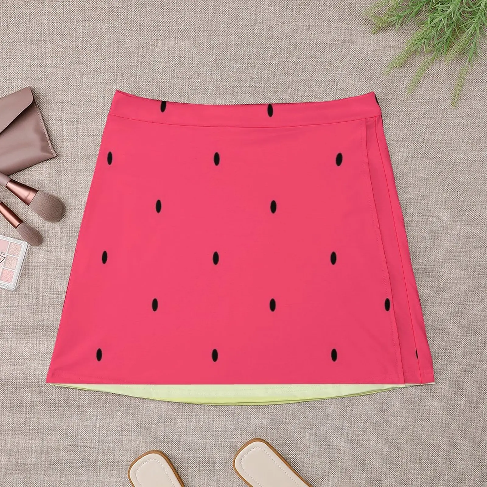 Watermelon // Graphic Fruit Pattern Mini Skirt women clothes new in clothes skirt skirt Mini