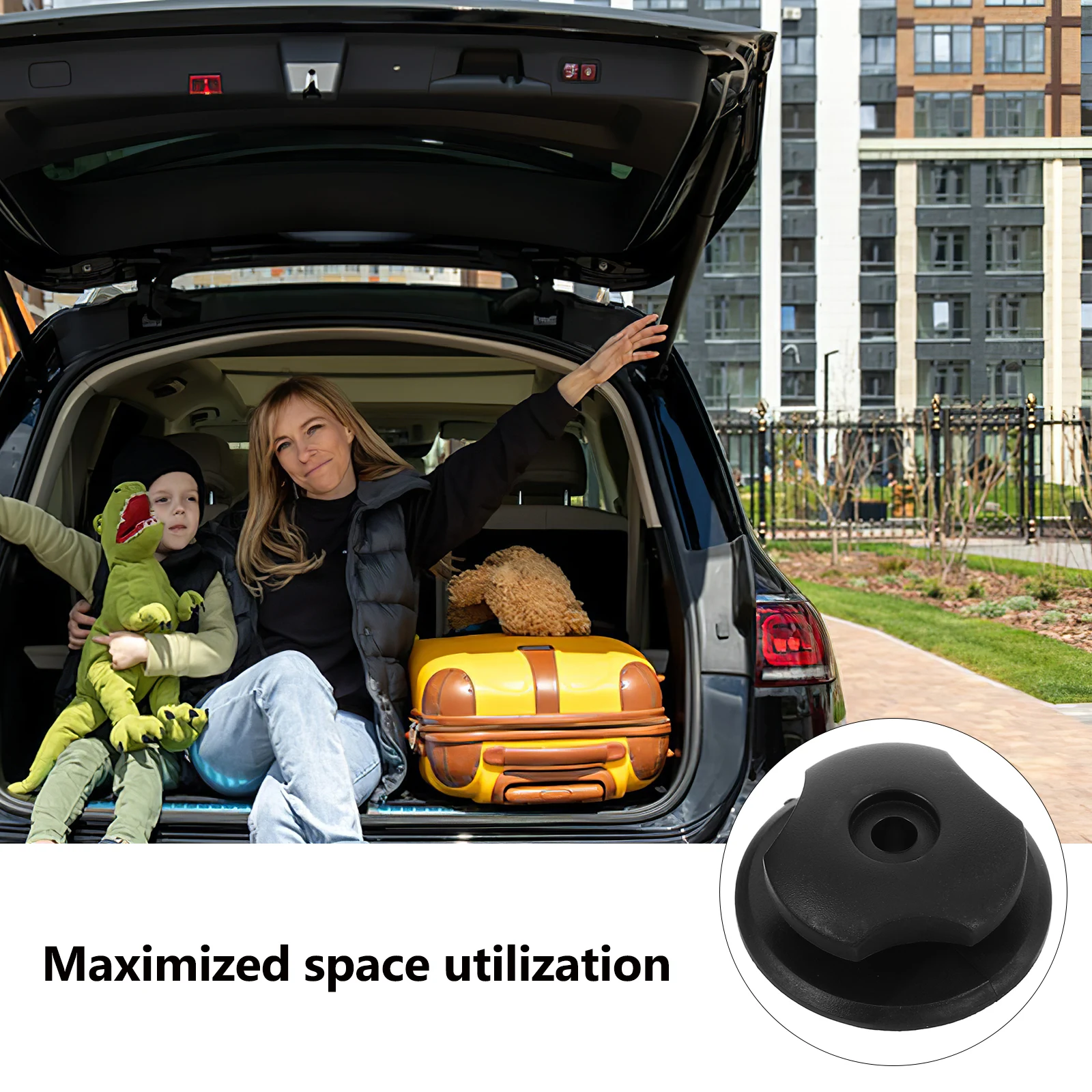 

4 Pcs Net Trunk Accessory Hooks Storage Replacement Car Luggage Grocery Shopping Safety Attachment Tie Accessory Storage Down
