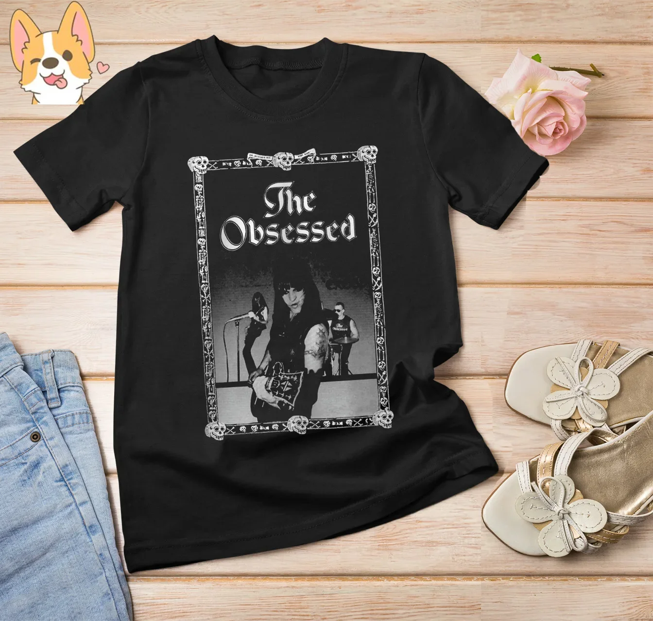 تي شيرت The Obsessed Carmichael Band Member Black Men جميع المقاسات للعائلة NG780
