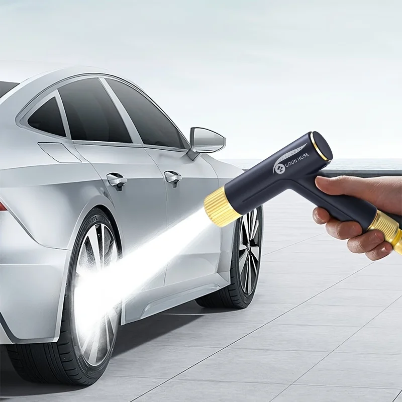 Irrigation Garden Watering Gun Portable Pressure Washers Gun Watering Sprinkler Hose Spray Nozzle for Car Washing Floor Cleaning