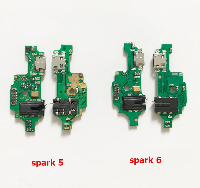 1Pcs USB Charging Dock Port  Connector Charger Board Flex Cable For Infinix Smart 2 Itel A56 P36 Tecno Spark 5 Air 3 Pro 4 6 Go