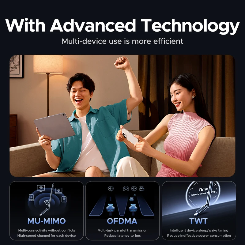 UGREEN Adattatore WiFi Adattatore Bluetooth AX900 Adattatore Dongle WiFi6 Dual Band 5G e 2.4G per PC desktop Accessori per laptop Antenna 6dBi