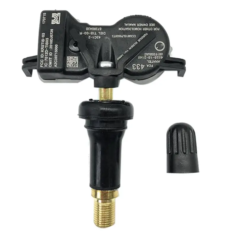 Exquisite 5X For 2018-2024 Jeep Compass TPMS 433Mhz Tire Pressure Sensor TPMS Jeep Tire Air Pressure Sensor 68313387AB 68313387A