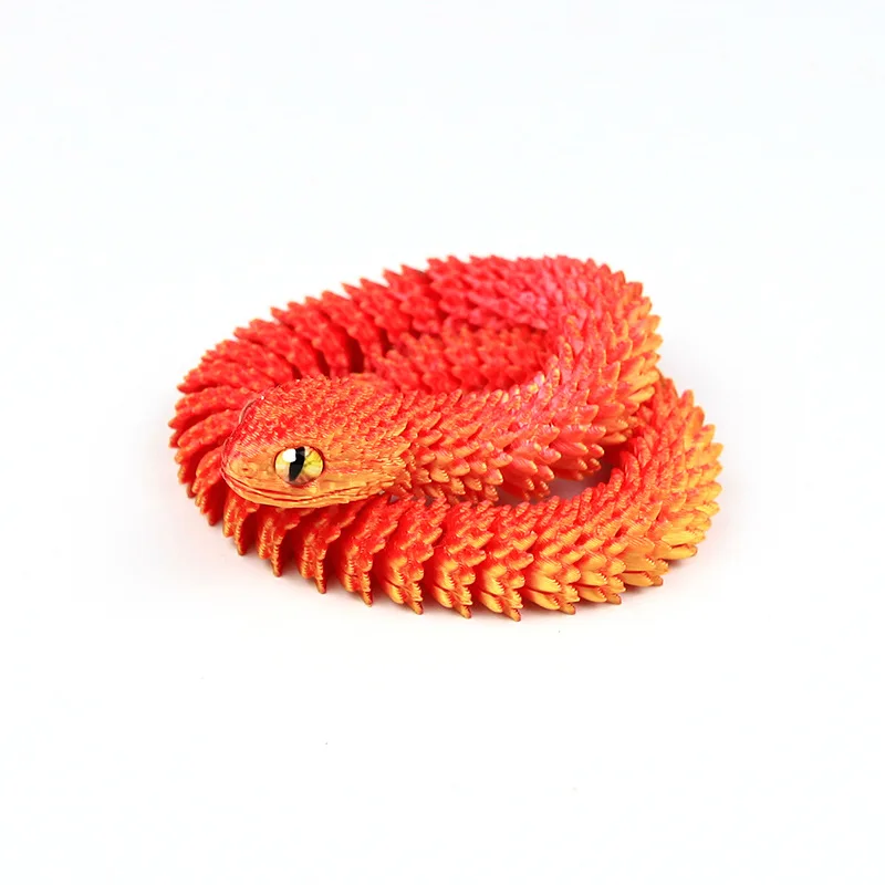 Articulated Snake Decor Figurine Model