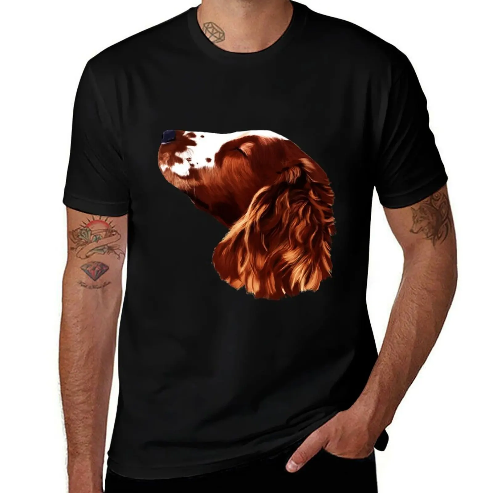 Welsh Springer Spaniel T-Shirt Casual Loose Daily Wear T-Shirt