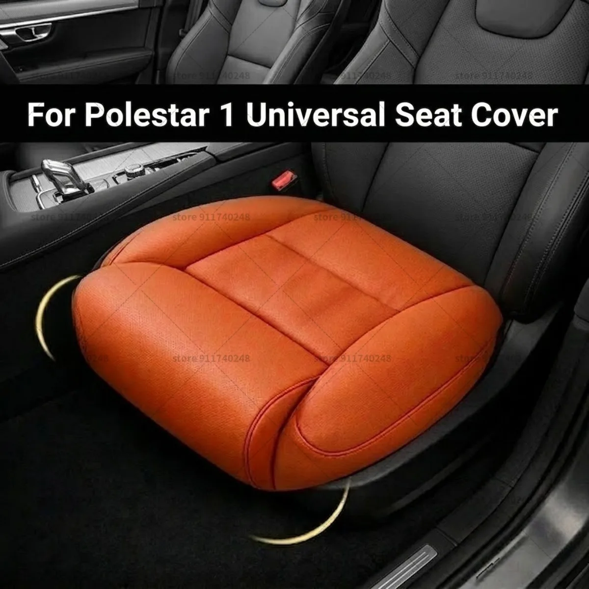 

Подушка-удлинитель для ног Polestar: поддержка бедер, из пены с эффектом памяти, кожаная, аксессуар для интерьера автомобиля