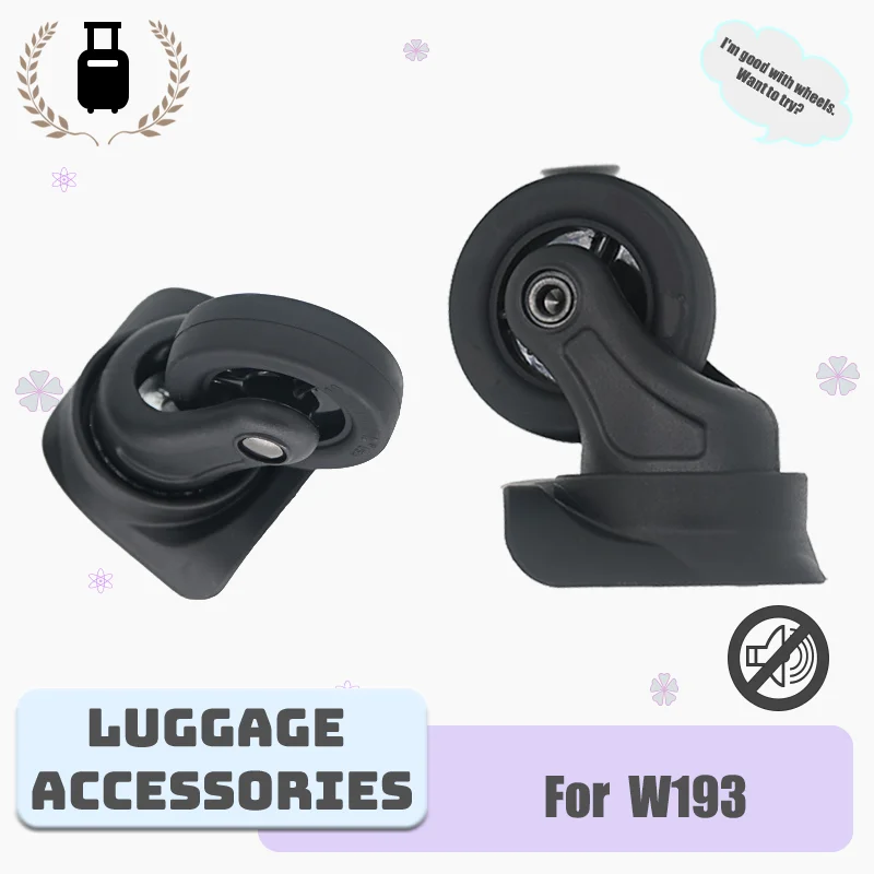 

For W193 Luggage Wheel Upgrade Kit 360-Degree Swivel Wheels Quiet & Durable Wear-Resistant Luggage Wheel Replacement