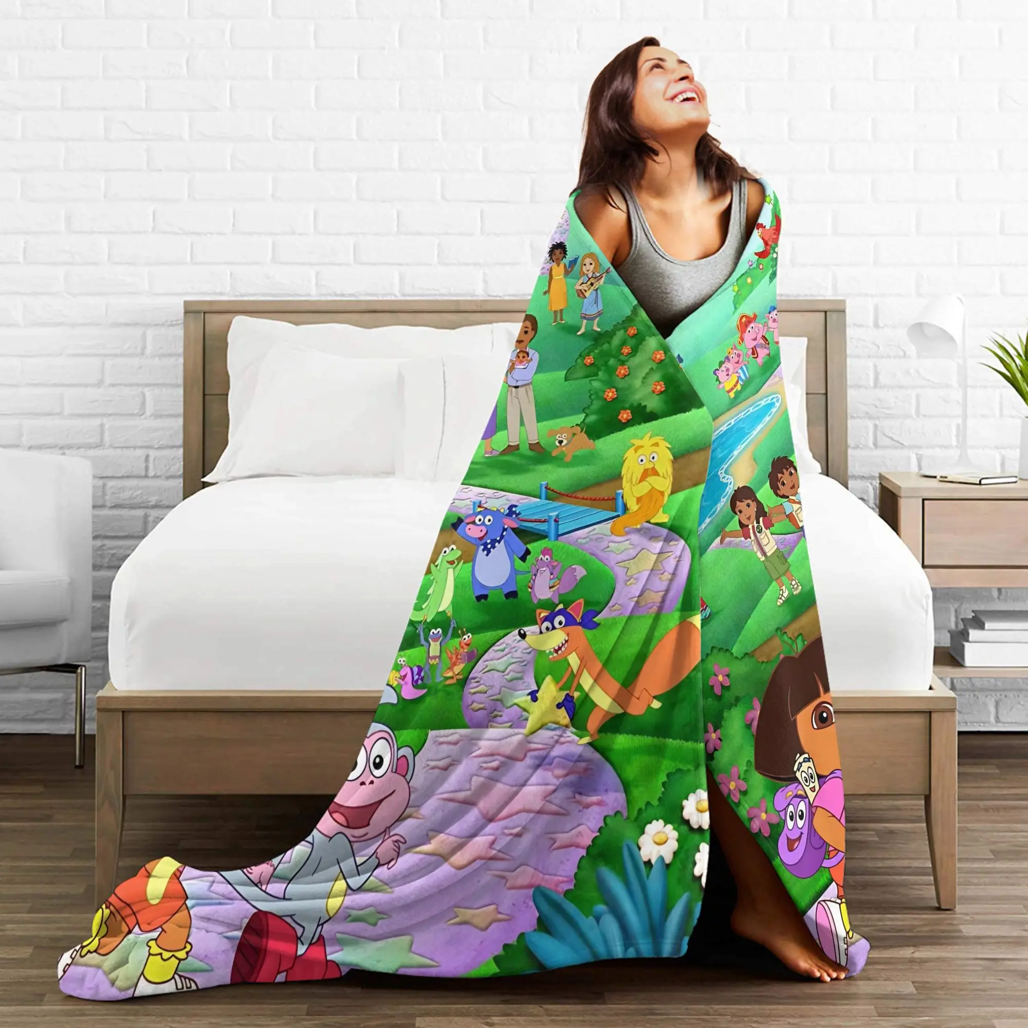 دوراس المستكشف بطانية سوبر دافئة مريحة أفخم رمي بطانية للمنزل ديكور السفر مكتب الفانيلا المفرش غطاء السرير #4