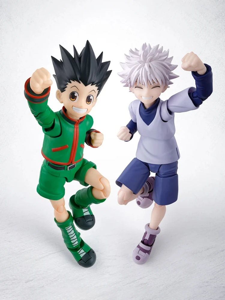 Pre-sale BANDAI Hunter X Hunter S.H.Figuarts SHF Killua Zaoldyeck SHF GON FREECSS PVC Action Figure Model Collection Toys