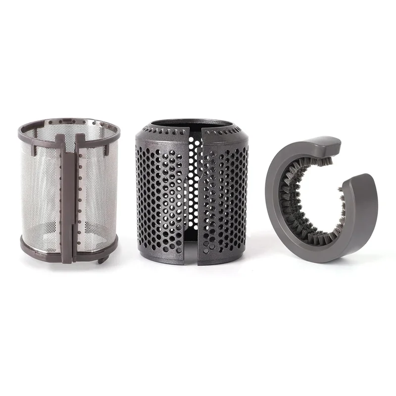 popolare filtro interno per asciugacapelli + gabbia filtro esterna per modelli Dyson Asciugacapelli HD01 HD03 HD08, con spazzola per pulizia filtro A