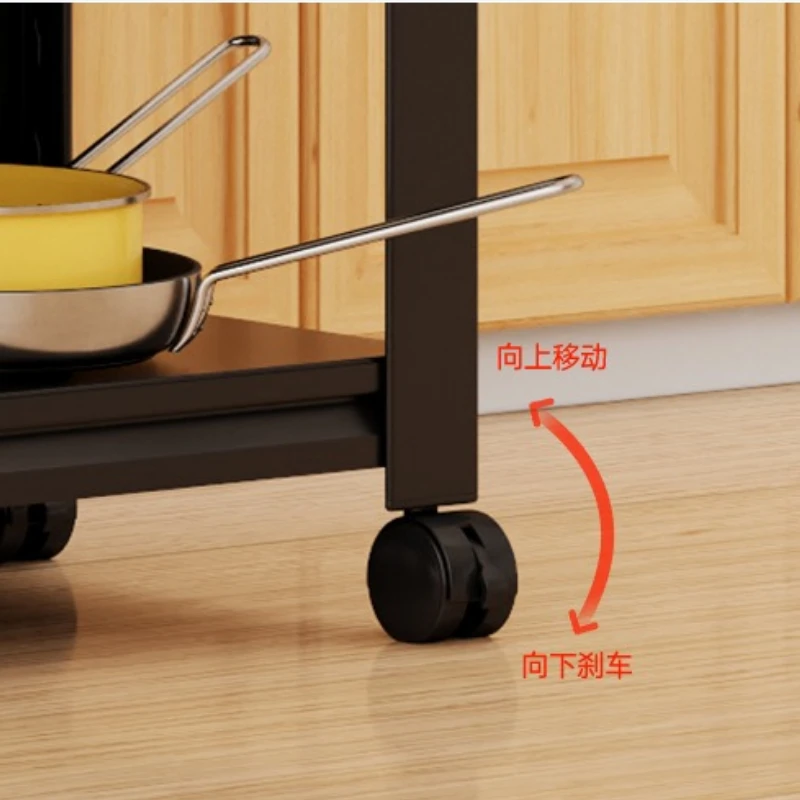 عربة تخزين منظم متعدد الوظائف مع عجلات وأدراج لمعدات محطة مكياج صالون التجميل وأدراج ورفوف #2