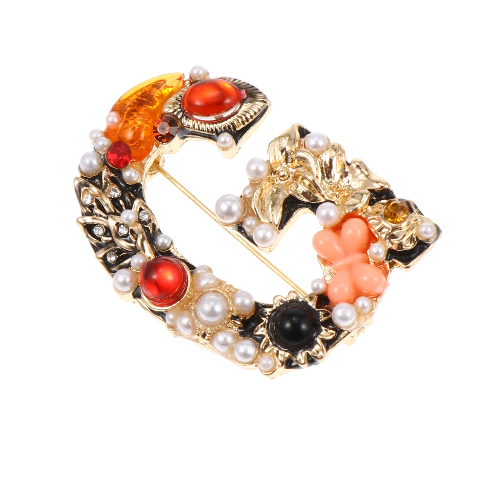 

1pc Fashion Letter Brooch Alphabet Lapel Pin for Women Clothes Elegant Brooches Clip Costume Decoration Party Wedding Accessory