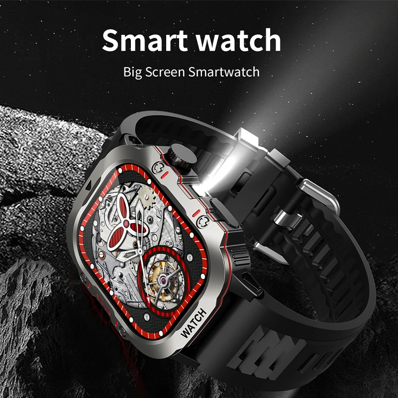 Maoyuan Men's Smart Watch New 5.2 Bluetooth Call 2.01 inch Full Screen Touch 240 * 296 Resolution IP67 Waterproof Smart Watch