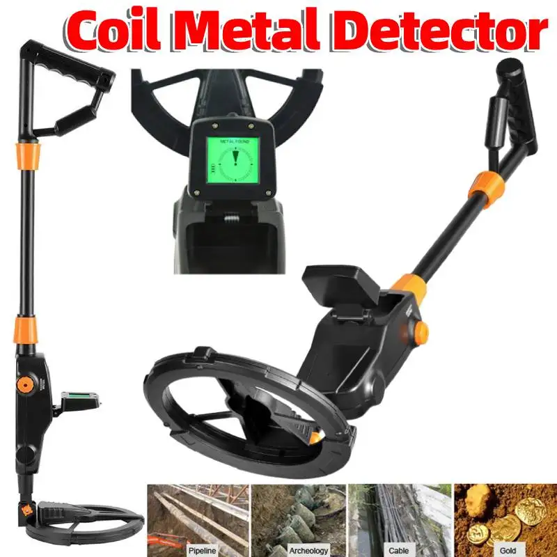 MD1008A Underground Metal Detector Gold Silver Jewelry Search Finders Waterproof Digger Treasure Seeker Tool LCD Digital Display