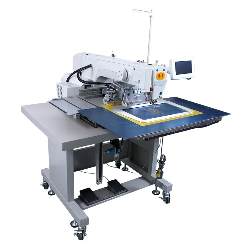 HUAMEI New type  brother 3020 computerized pattern sewing machine safety gloves stitching machine template machine