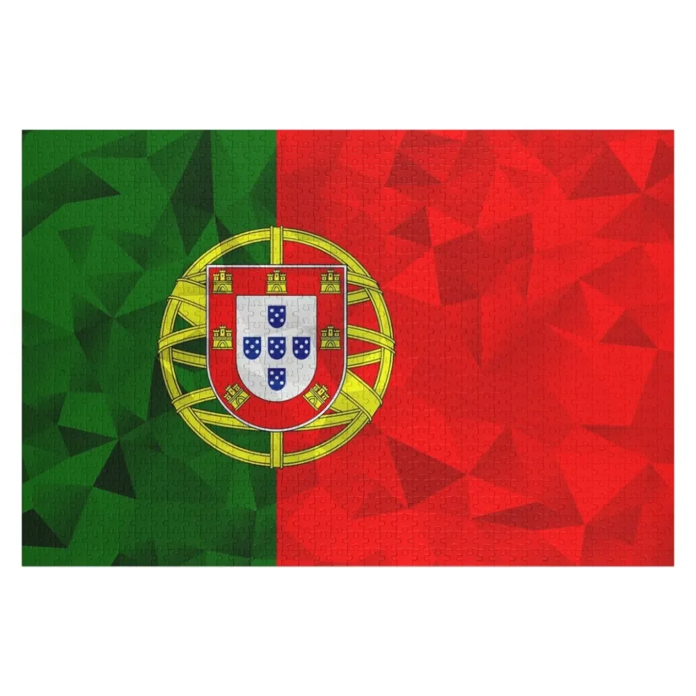 

Portugal Flag - Diamond Pattern Jigsaw Puzzle Woods For Adults Customizeds For Kids Scale Motors Personalized Gift Puzzle