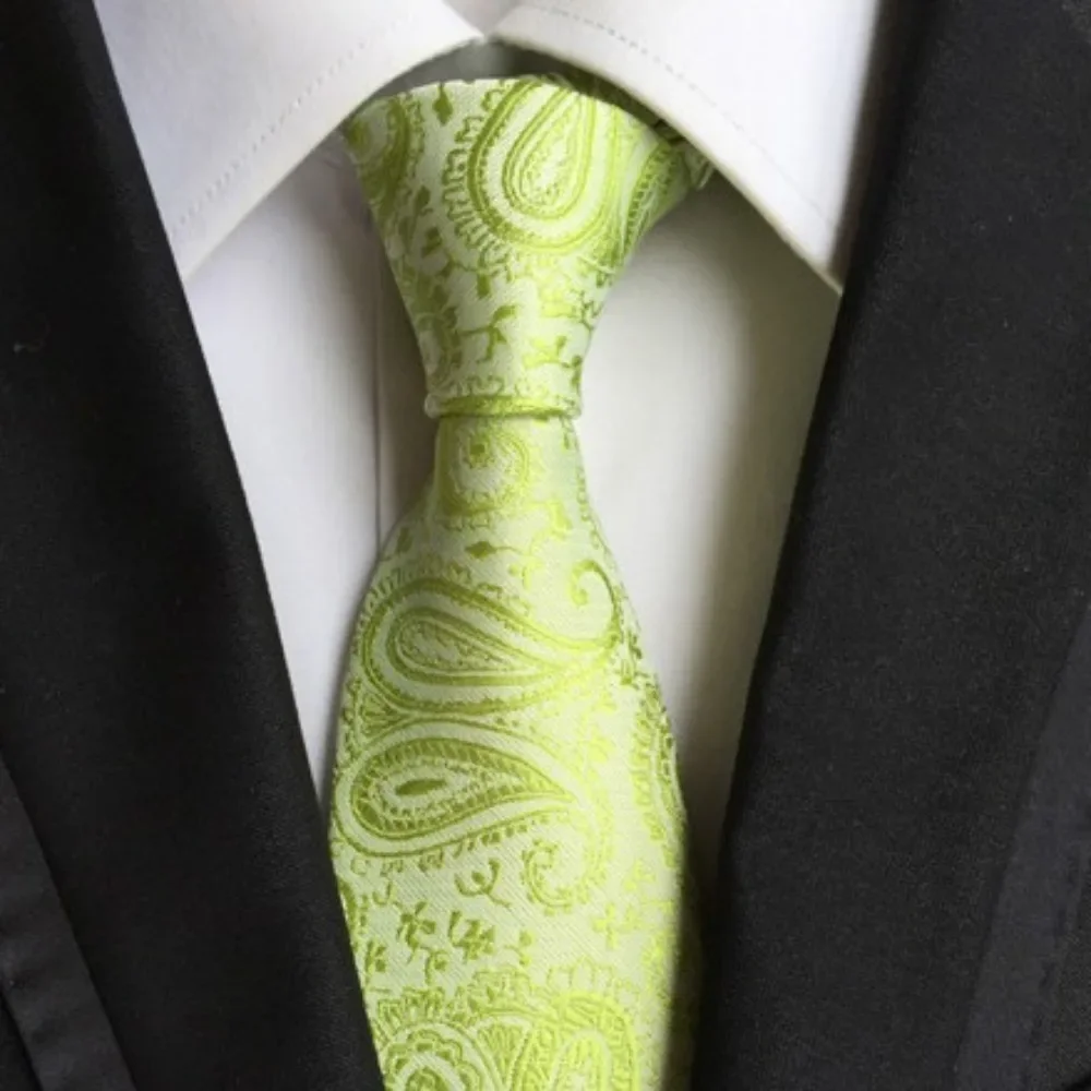 

Luxury 8CM Floral Neck Ties Jacquard Gravatas Groom Neck Wear Woven Accessories Business Formal Tie Party