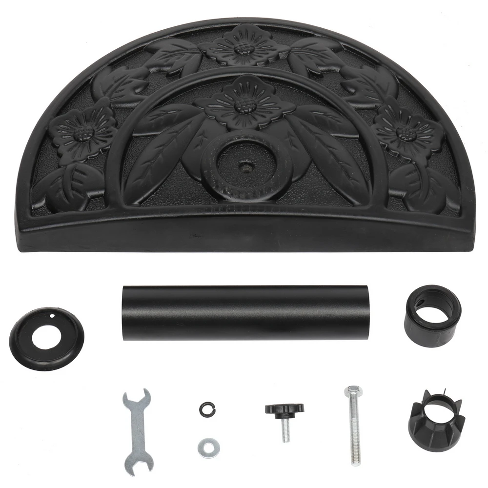 20" Square 4 Pieces Plastic Water Injection Sun Umbrella Base Parasol Base High Quality PP Material Easy to Use&Store[US-Stock]