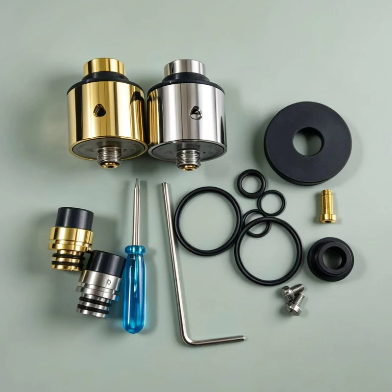 Hussar Legacy v2 22mm RDA  with 24mm Beauty Ring 316SS and BF Pin for 510  vs Hussar V2 spare parts - view 5